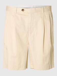 Обычные брюки со складками спереди SELECTED, Greige