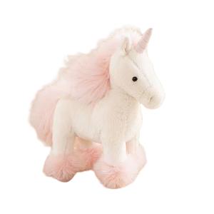 Милые разноцветные плюшевые куклы единороги высотой 25cm/30cm/40cm Tak Bebe, розовый