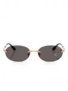 Солнцезащитные очки в овальной оправе Vogue, розовый