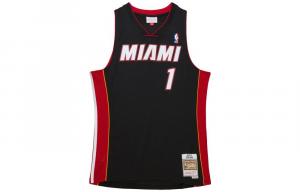 Баскетбольная майка унисекс красная Mitchell Ness