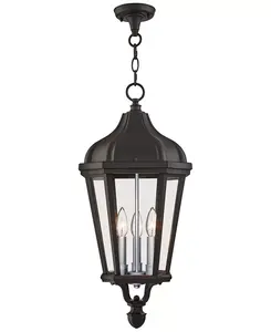 Подвесной светильник Morgan с тремя лампами Livex, bronze