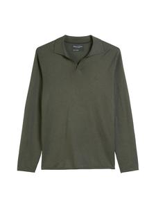 Свитер с воротником-поло в цвете Copley Brown Marc O'Polo