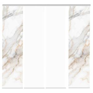 Раздвижная штора Home Wohnideen Sumani, ткань бежевая 60 х 245 см комплект из 4 шт.