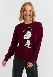 Джемпер CHINTI & PARKER DANCING SNOOPY, Claret/Dark Red