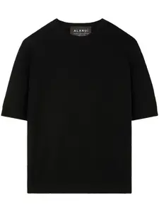 Футболка A Finest Knit с круглым вырезом Alanui, черный
