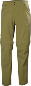 Helly-Hansen Brono Softshell Zip Off Pant - универсальные мужские штаны-трансформеры, легкая и устойчивая к непогоде экипировка для активного отдыха Helly Hansen, 473 Terrain Green
