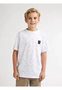 Футболка с принтом в стиле лучадора по всей поверхности Petrol Industries, Bright White