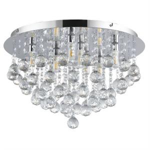 Потолочный светильник Eglo Almonte, сталь / хрустальное стекло - 8 ламп