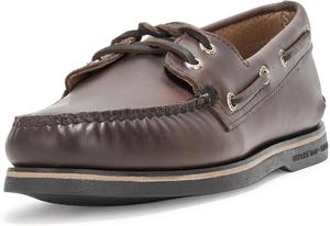 Мужские золотистые аутентичные двухглазые сезонные кроссовки Sperry