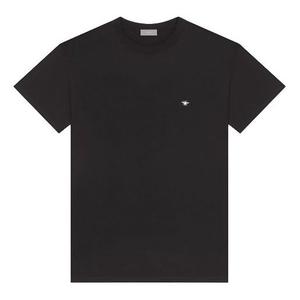 Футболка DIOR White Bee Embroidered Short Sleeve Unisex Black, черный