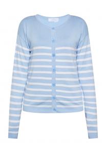 Вязаный кардиган usha BLUE LABEL, светло-голубой