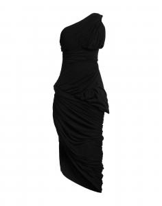 Платье миди Rick Owens, черный