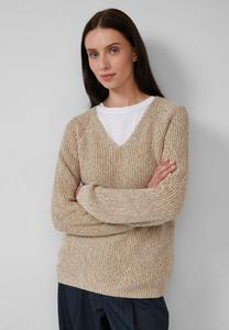 Джемпер s.Oliver Jumper, Dunkelbraun/Beige