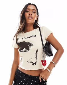 Футболка L'amour baby от Miss Selfridge