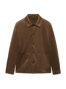 Демисезонная куртка MANGO MAN Tom, Brown