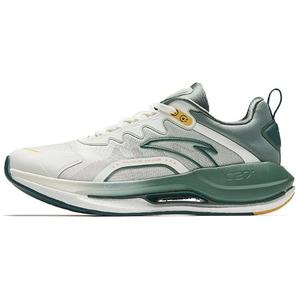 Кроссовки мужские с низким верхом цвета слоновой кости / диатомового зеленого цвета Anta