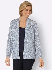 Не определен блузка-жакет, серый