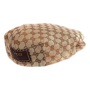 Бейсболка Gucci Original GG Canvas Flat Cap 'Beige Dark Brown', бежевый