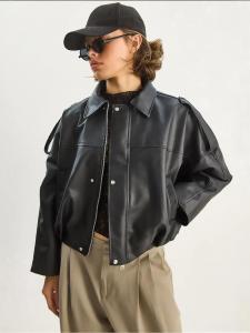 Bianco Lucci Куртка для межсезонья в черном цвете