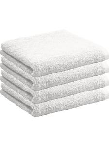 Redbest  Махровое легкое банное полотенце Oceanside, комплект из 4 штук, белого цвета