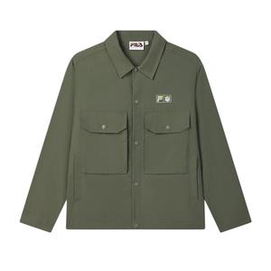 FILA Рубашка MAISON KITSUNE ORIGINALE мужская mugwort medium green
