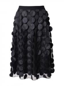 Юбка до колена MIAMODA, черный