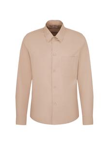 Рубашка на пуговицах классического кроя SEIDENSTICKER, песочный