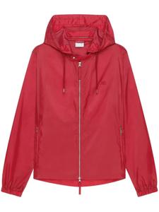 Courrèges ветровка с капюшоном, красный