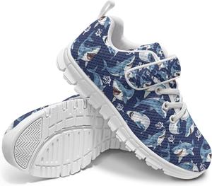 Кроссовки для мальчиков и девочек, детская обувь из сетчатого материала, унисекс, легкие, дышащие, для бега, тенниса и фитнеса, с одной пряжкой для малышей, маленьких и больших детей, белая подошва Ocwfudsx