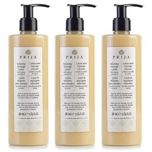 Расслабляющий массажный бальзам с эфирным маслом кипариса, 3x380 мл Prija