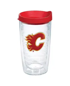 Классический стакан Calgary Flames на 16 унций с эмблемой Tervis Tumbler, clear