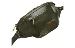 Under Armour Полиэстеровый поясной рюкзак унисекс морской зелёный, Marine Green