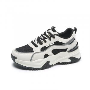 Низкие массивные кроссовки для женщин с противоскользящей подошвой и дышащим материалом Boogie Bear, черный