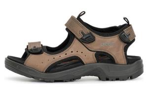 Ecco Стильные мужские сандалии коричневого цвета