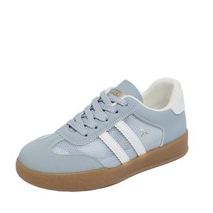 SUPEREDGE Дышащие легкие низкие кеды для женщин с амортизацией голубые, цвет Blue