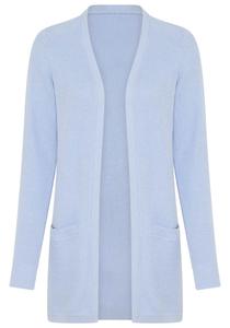 Tamaris Вязаный кардиган светло-голубого цвета