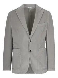 Вельветовый хлопковый пиджак Manuel Ritz, серый