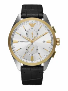 Мужские аналоговые часы Emporio Armani с кожаным ремешком AR11498