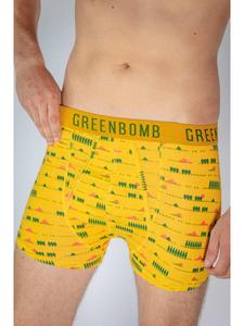 Боксеры GreenBomb, желтый