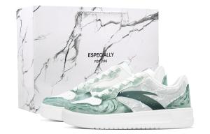 ANTA Мужские низкие скейтбордические кроссовки Relaxed Cushioning Lightweight Height Increasing белые зеленые