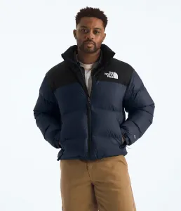 Мужская куртка Nuptse 1996 года в стиле ретро The North Face, Summit Navy/TNF Black/Recycled Down