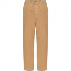 Брюки прямого кроя MM6 Maison Margiela, коричневый