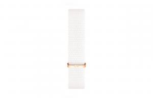 Ремешок Daniel Wellington совместимый с Dw материал Canvas 12 18MM текстурированный ремешок DW/DanielWellington, 14mm-rg-белый