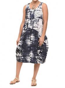 Кора Платье в океанском тай-дае Tulip Clothing, Ocean Tie Dye