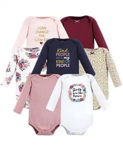 Детские боди с длинным рукавом Hudson Cotton 7 штук Hudson Baby, мультиколор