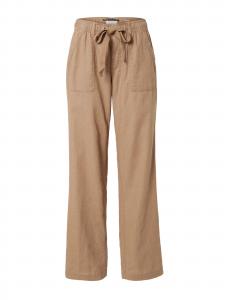 QS Штаны свободного кроя в светло-коричневом цвете