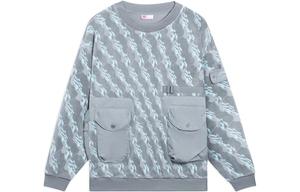 Свитшоты Unisex Stone Gray Print LiNing, серый