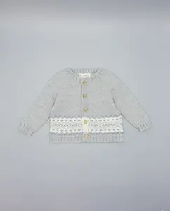 Детская куртка с узором внизу Fina Ejerique, светло-серый