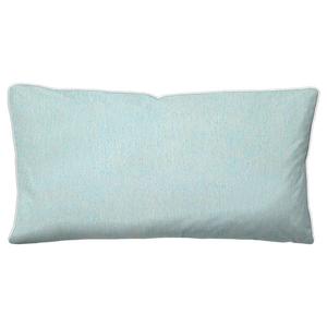 Наволочка из меланжевой фланели Biberna Zordo, хлопок - лазурный - 40 х 80 см