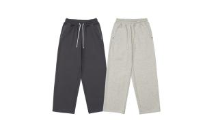 Повседневные брюки унисекс, утепленные и на флисовой подкладке, прямого кроя Bodydream, 2 pcs regular (темный серый+светлый heather серый)